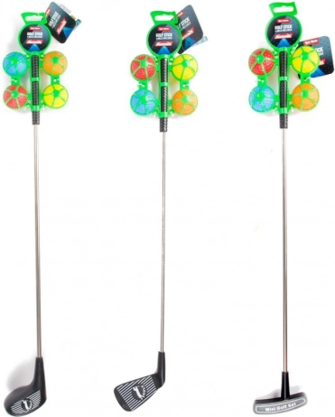 Kinder-Golfset – Schläger und Bälle (Farbmix)