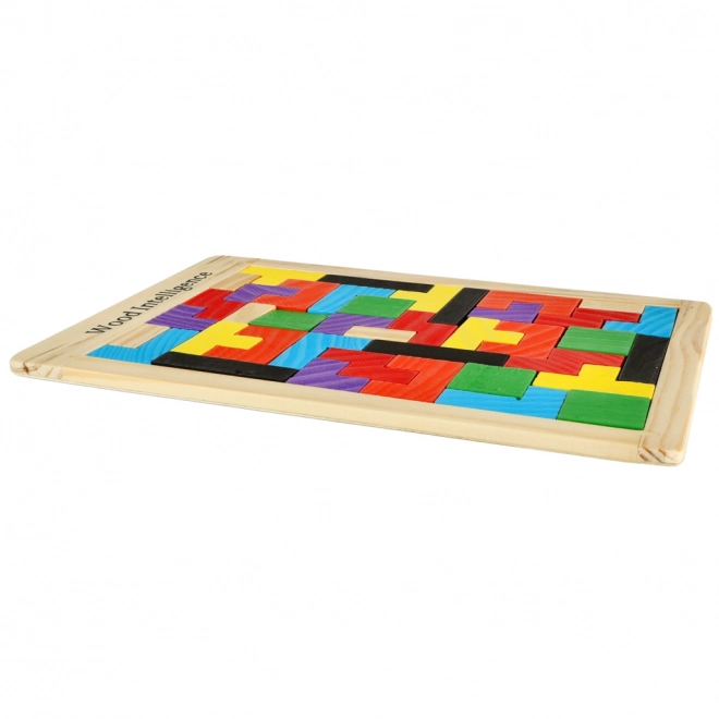 Holzpuzzle Tetris 40 Stück