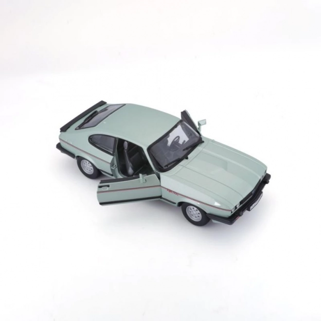 Bburago Ford Capri 1982 Modellauto hellgrün