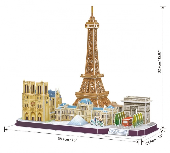 3D Puzzle Paris Stadtlinie