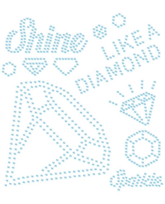 Funkelndes Motiv Shine Like a Diamond