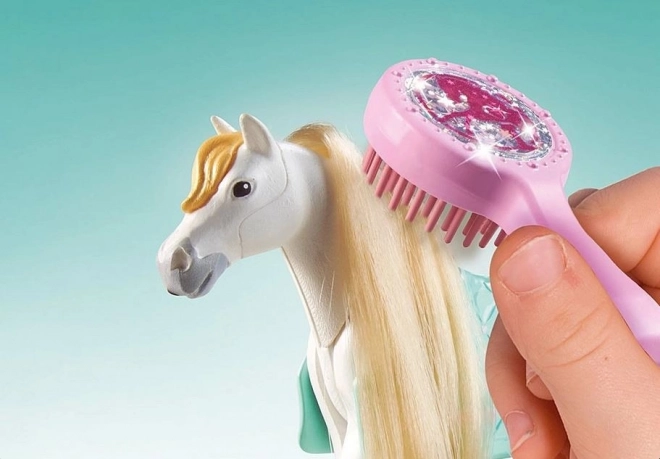 Playmobil Figurenset Isabella und Lioness mit Pferdewaschplatz