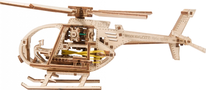 Holzpuzzle Militärhubschrauber