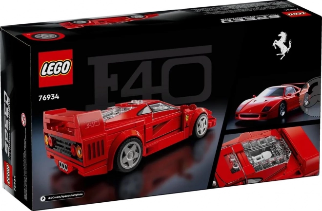 Lego Speed Champions Ferrari F40 Supersportwagen