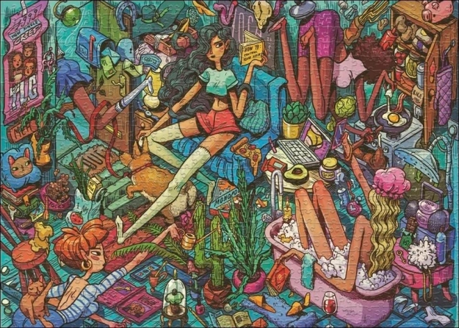 Heye Puzzle Mitbewohner im Haushalt 1000 Teile