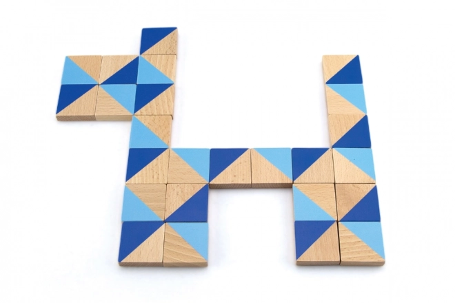 Magnetische Holz-Tangram