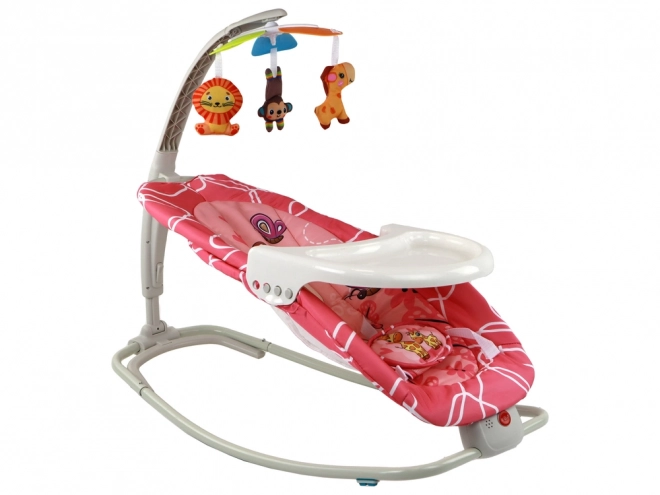 Babywippe 2-in-1 mit Geräuschen und Vibrationen