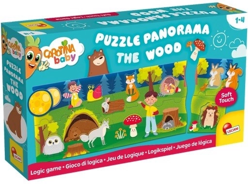 Carotina Baby Panorama Puzzle - Wald