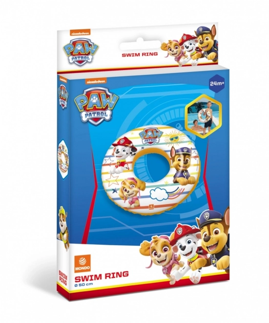 Aufblasbarer Schwimmring Paw Patrol