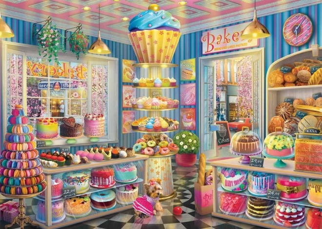 Bunte Bäckerei Puzzle 1000 Teile