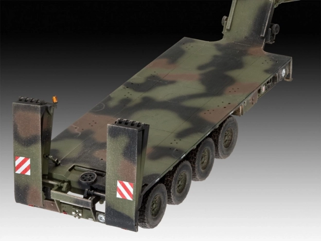 Schwertransporter SLT 50-3 Elefant mit Panzer Leopard 2A4 Modellbausatz