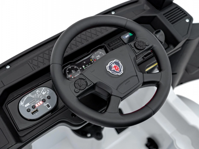 Kinderauto Scania R-Serie weiß