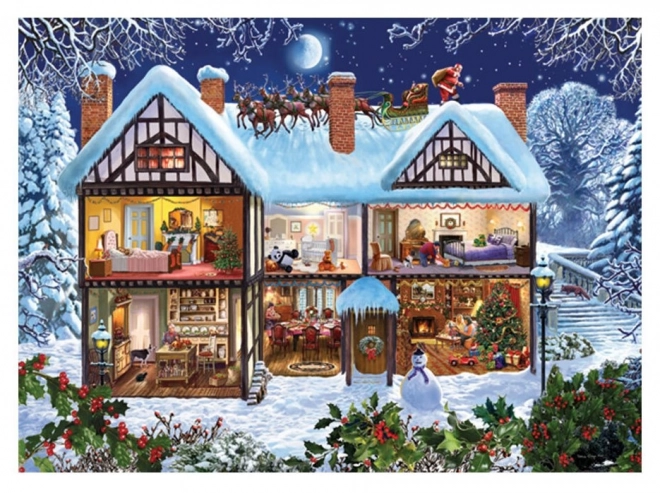 Weihnachtshaus Puzzle 1000 Teile