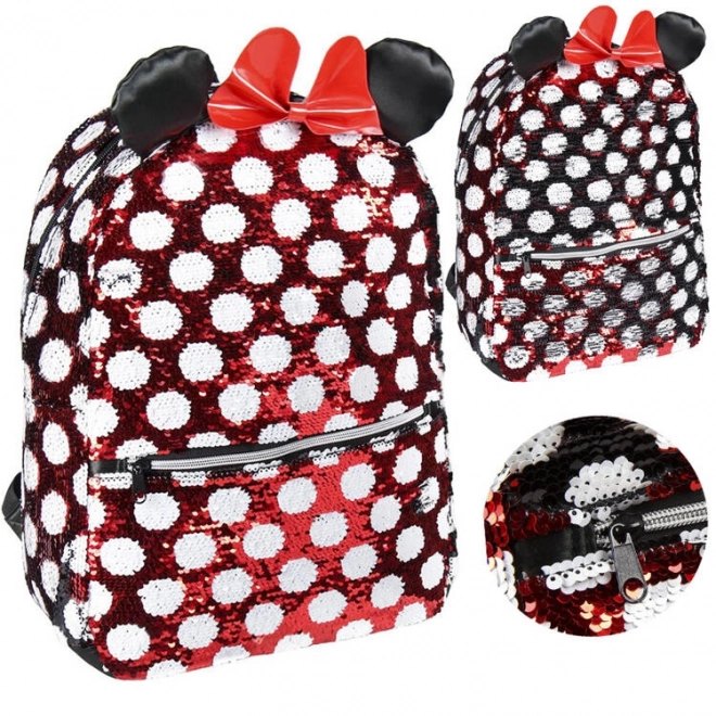 Disney Minnie Maus Rucksack mit Pailletten 40 cm