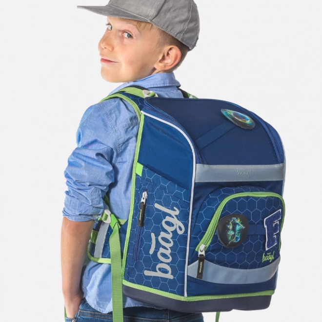 Baagl Set von Schulzubehör Zippy Plus Fußball