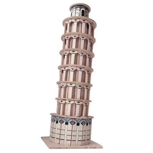 Holz 3D Puzzle - Schiefe Turm Berühmtes Gebäude