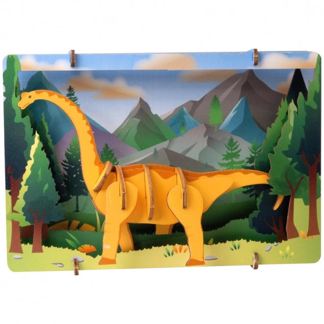 EscapeWelt 3D Holzpuzzle Brontosaurus