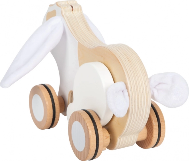 Holz-Ziehspielzeug Hase mit raschelnden Ohren von Small Foot