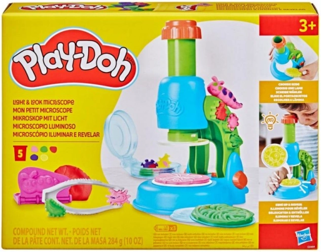 Play-Doh Leuchtendes Mikroskop Set