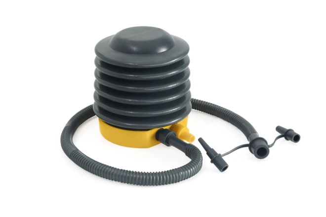 Schnelles Aufpumpen mit Fußbetrieb