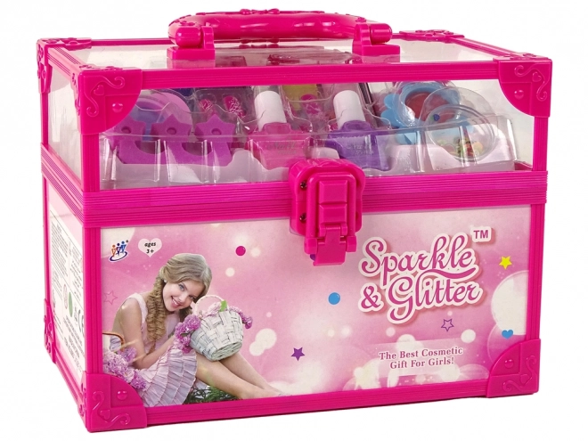 Kinderschminkkoffer Pink