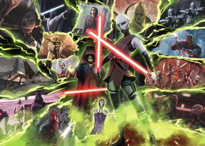 Ravensburger Puzzle STAR WARS Bösewichte Asajj Ventress 1000 Teile