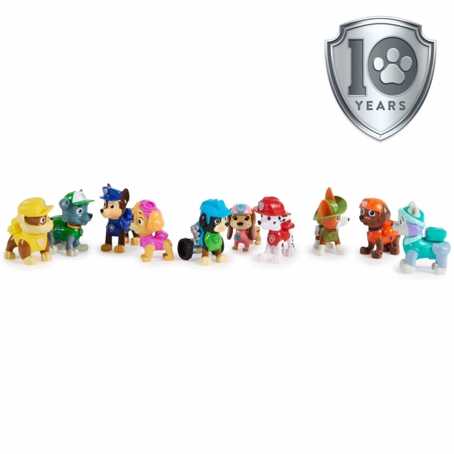 Figurenset Paw Patrol - Alle Welpen an Bord
