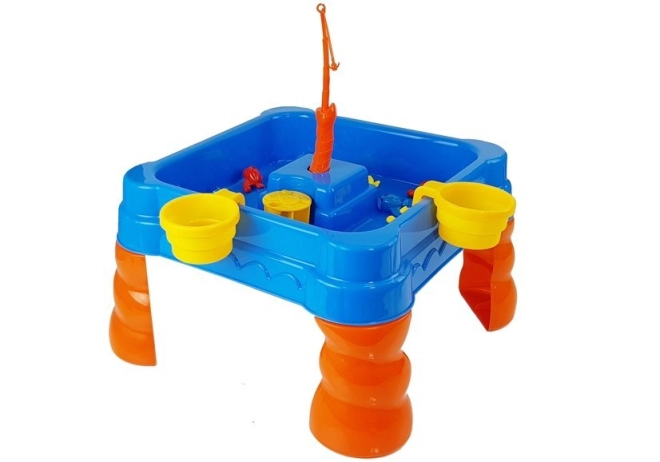 Wassertisch mit rotierendem Strudel