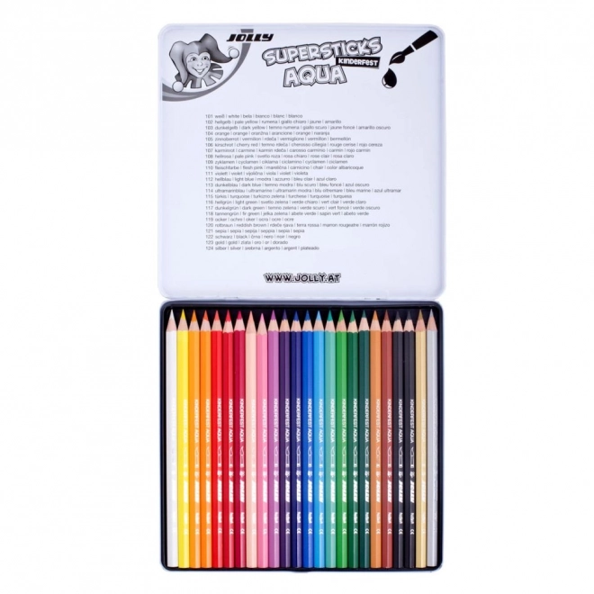 Supersticks Aqua Aquarellbuntstifte 24 Farben