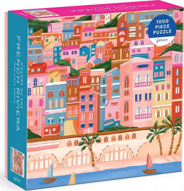 Puzzle Farben der Französischen Riviera 1000 Teile