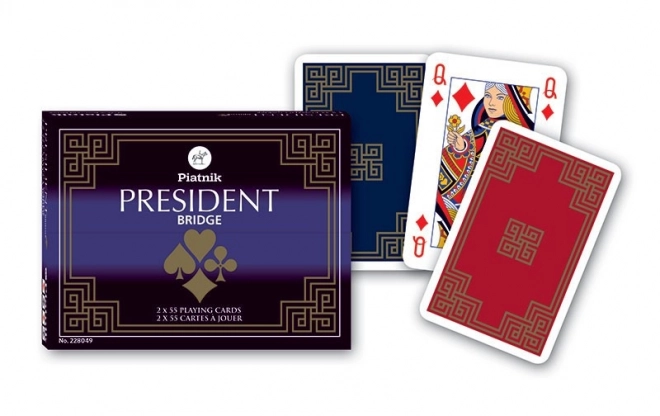 Klassische Spielkarten Piatnik - President Edition