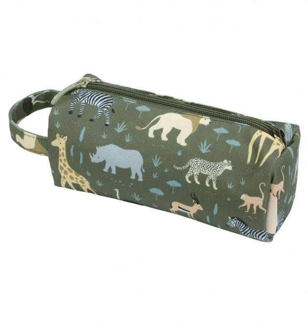 A Little Lovely Company Buntstiftetui – Tiere der Savanne