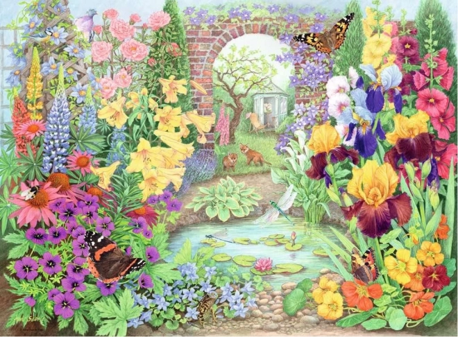 Ravensburger Puzzle Wunderschöne Gärten 4x500 Teile