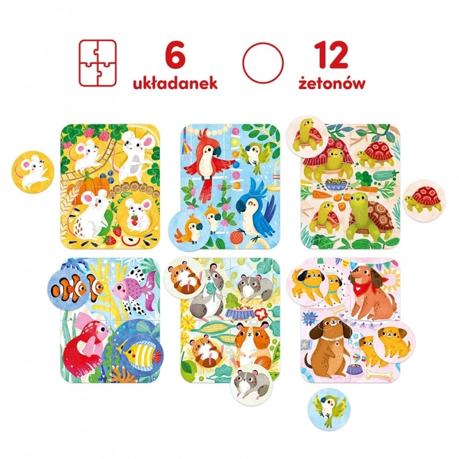 Puzzle Maus und Freunde