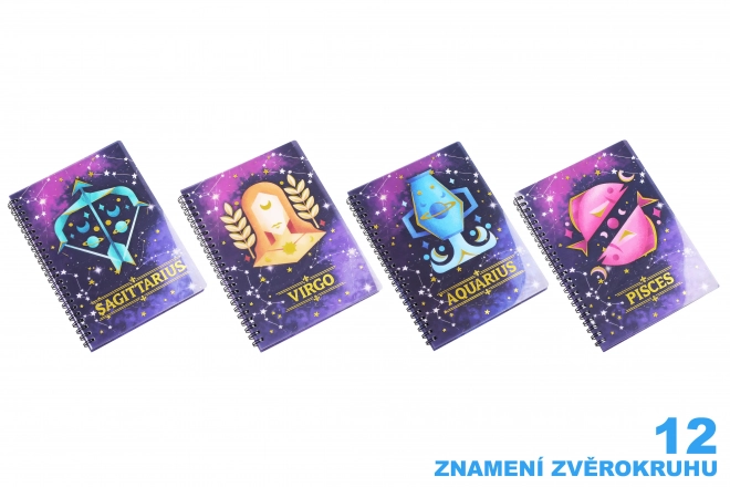 Zodiac Spiralblock A5 liniert