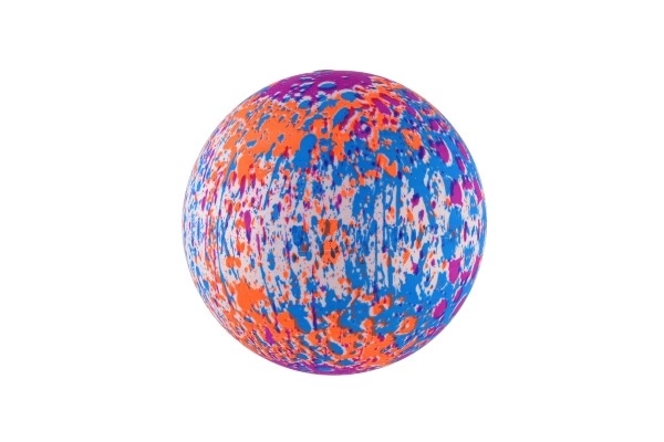 Bunter Ball mit Spritzern 22 cm