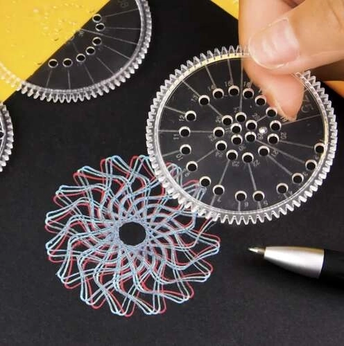 Kreatives Zeichenset Spirograph Maaleo