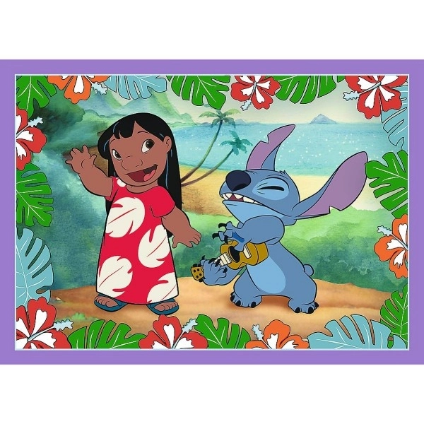 Puzzle Verrückter Tag mit Lilo & Stitch