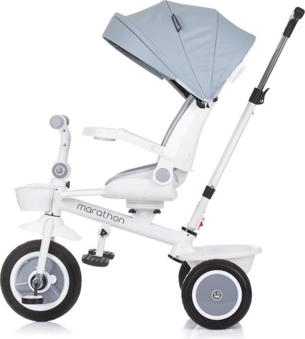 Kinder-Dreirad mit Verdeck Marathon 2 in 1 Ash Grey