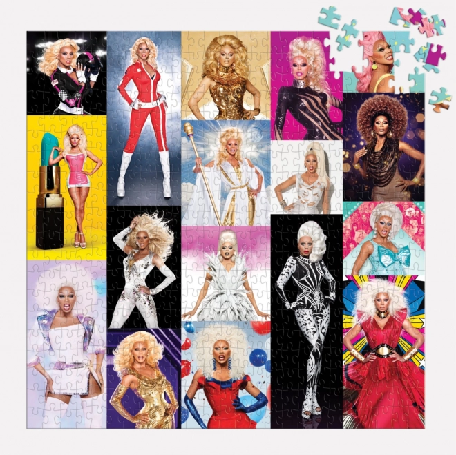 Quadratisches Puzzle RuPaul's Drag Race 500 Teile
