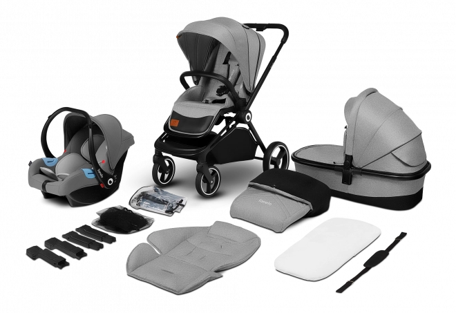 Kombikinderwagen 3in1 Grey Stone