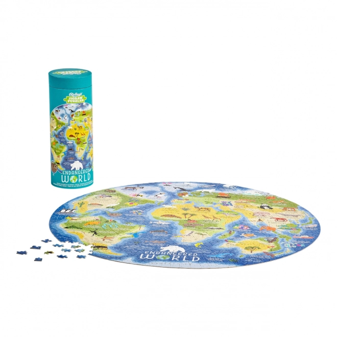 Kreisförmiges Puzzle Ridley's Games Bedrohter Planet 1000 Teile