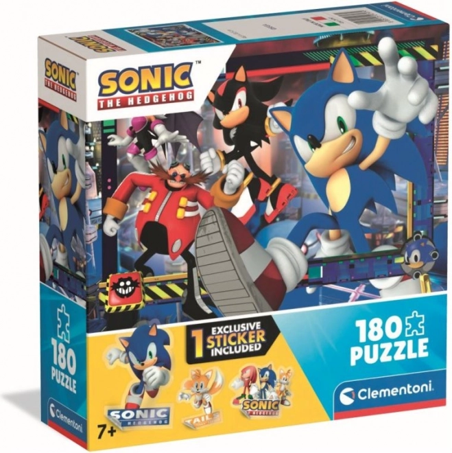 Puzzle Sonic der Igel in Aktion
