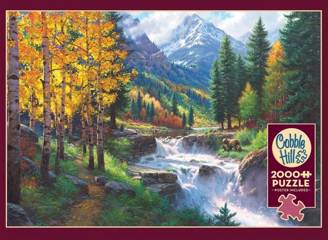 Puzzle Erhabener Berg Rocky Mountain 2000 Teile Cobble Hill