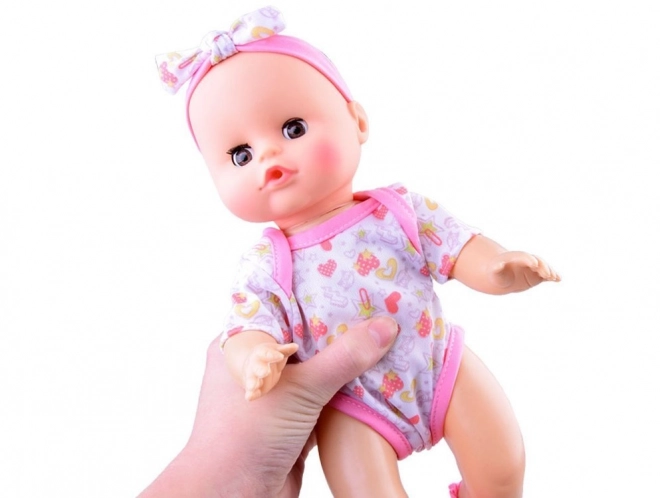 Interaktive Baby-Puppe mit Geräuschen und Funktionen – rosa