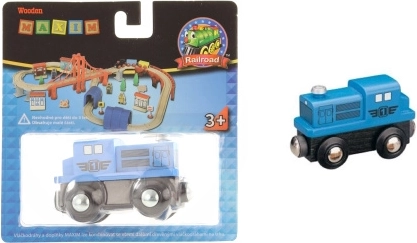 Maxim Diesel-Lokomotive blau