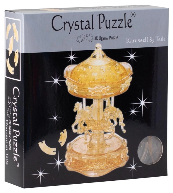 3D Kristallpuzzle Karussell