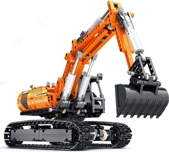 Stabiles Kettenfahrwerk und 360°-Drehung