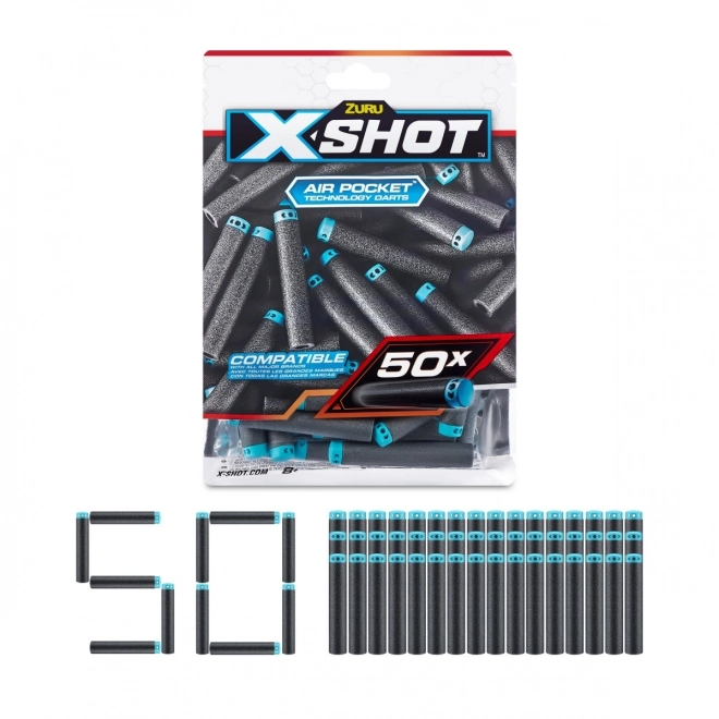 X-Shot Nachfüllpack mit 50 Schaumstoffpfeilen