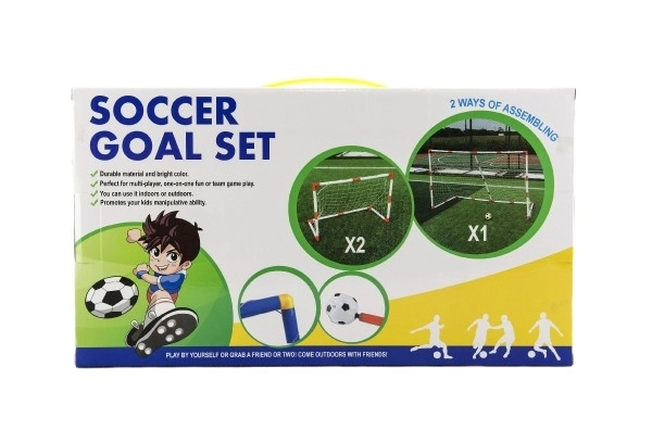 Fußballtor 2-in-1 Set mit Ball